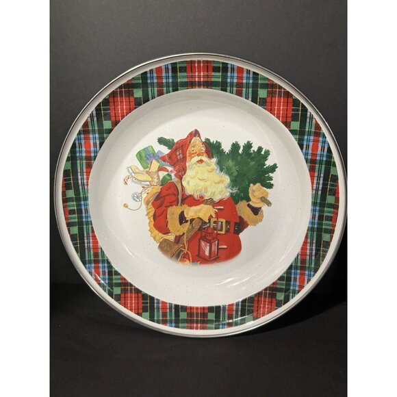 Vintage Hallmark Christmas Bowl, Plate and Mug Set Just In Time For The Holidays - Picture 9 of 11